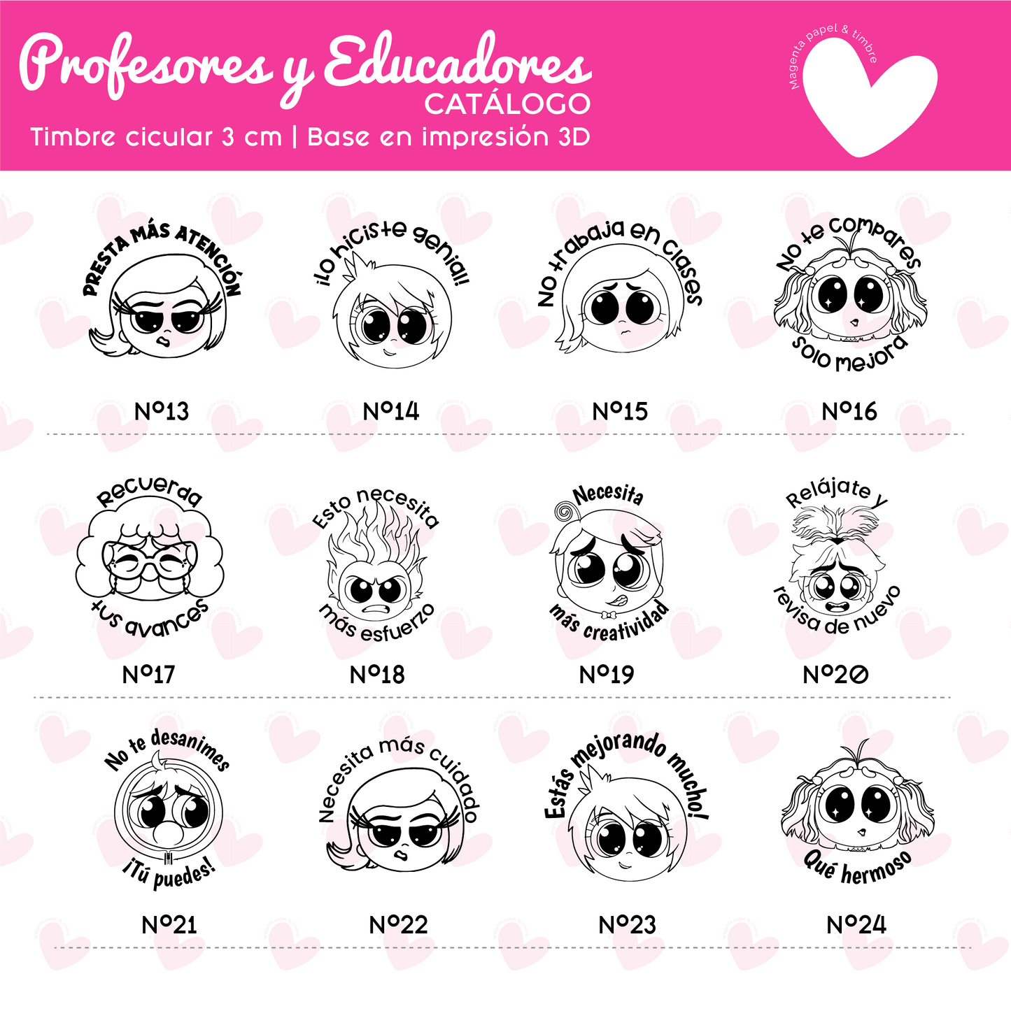 Timbres Intensamente + Tinta