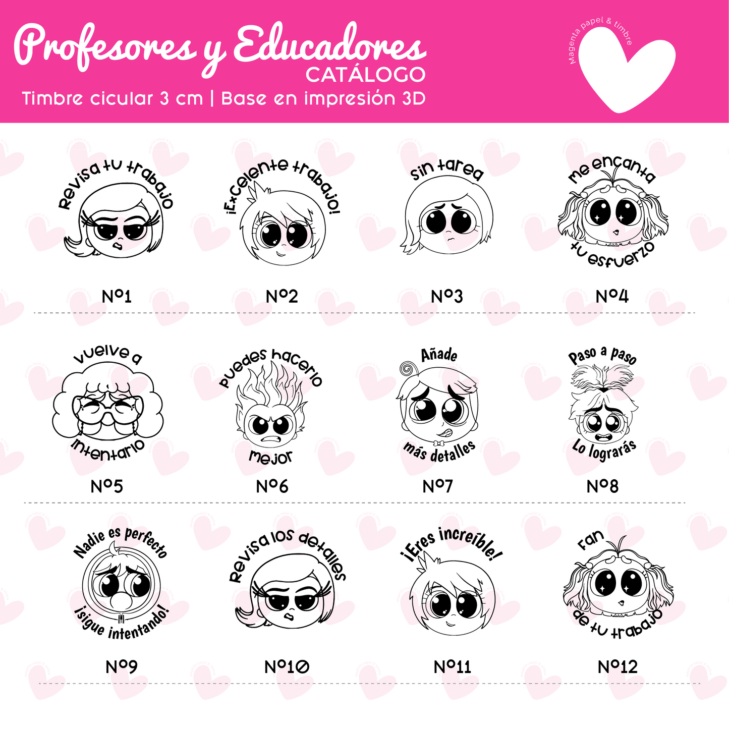 Timbres Intensamente + Tinta